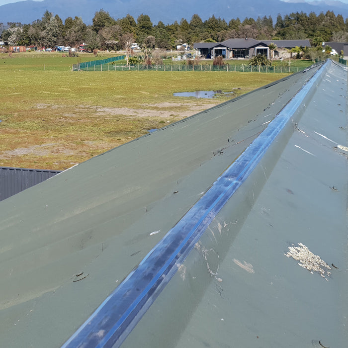 shock tape installed on roof